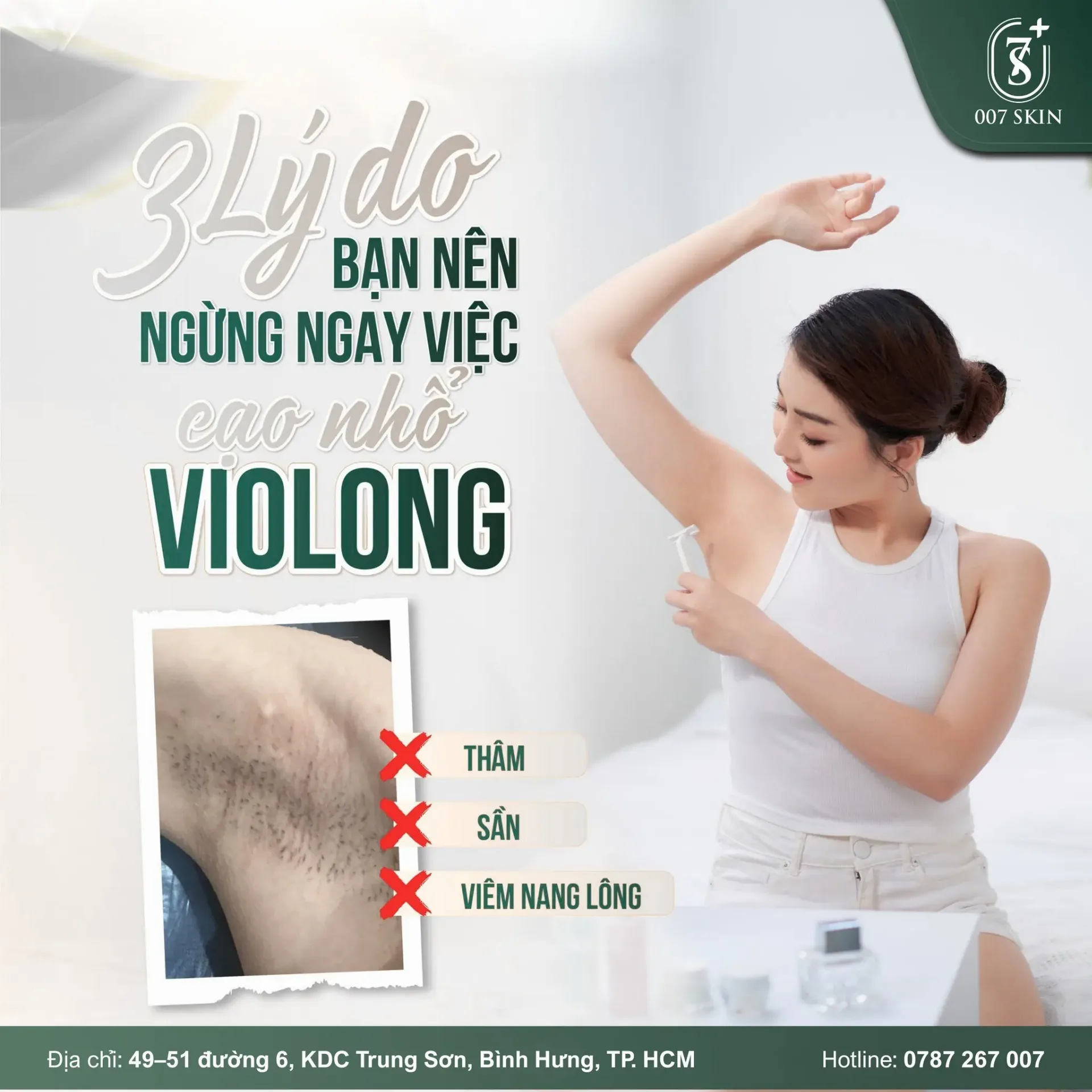 3 LÝ DO BẠN NÊN NGỪNG NGAY VIỆC CẠO – NHỔ VIOLONG
