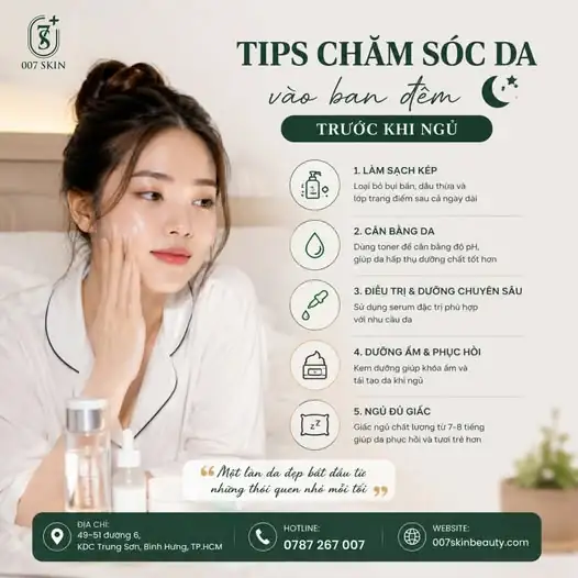 5 BƯỚC VÀNG CHO LÀN DA RẠNG RỠ MỖI SÁNG THỨC DẬY