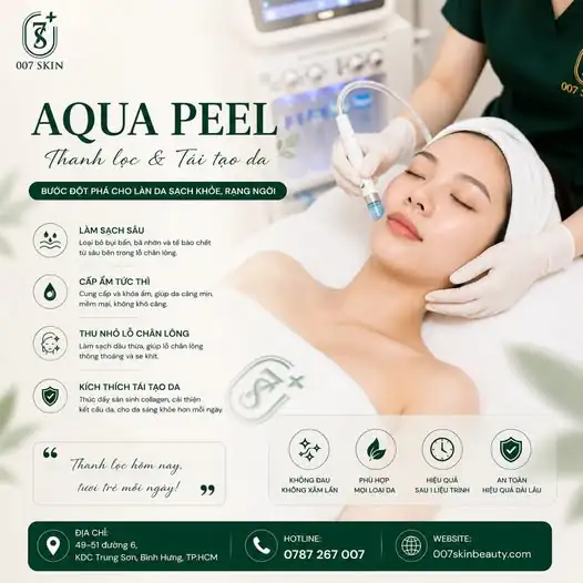 AQUA PEEL – "GIẢI CỨU" LÀN DA XỈN MÀU, TỰ TIN TỎA SÁNG 💎