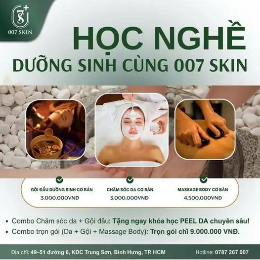 [NGHỀ CHỌN NGƯỜI HAY NGƯỜI CHỌN NGHỀ]? – HỌC NGHỀ DƯỠNG SINH CHUẨN SPA TẠI 007 SKIN ] 🌿✨