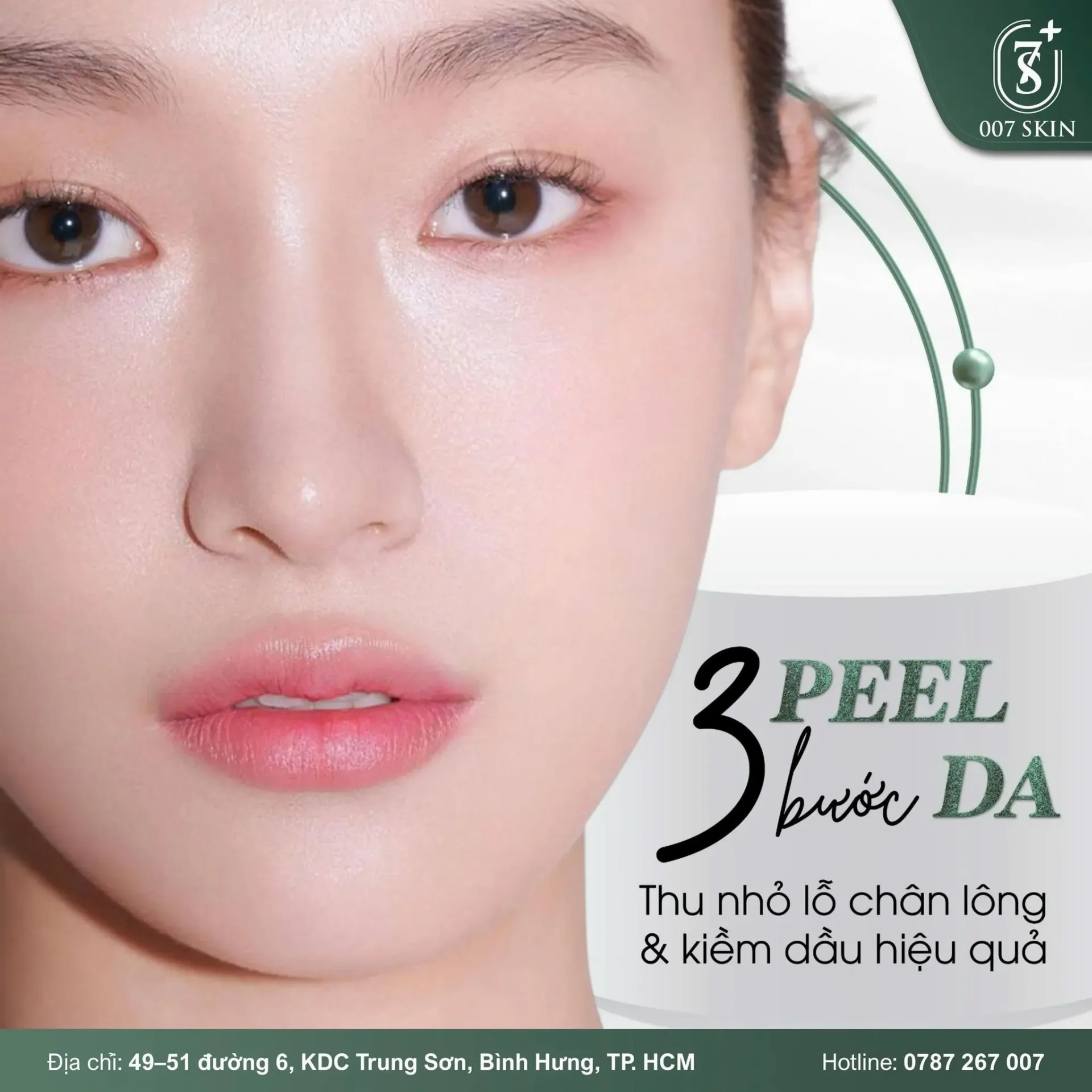 PEEL 3 BƯỚC – SẠCH DẦU, MỊN DA, THU NHỎ LỖ CHÂN LÔNG