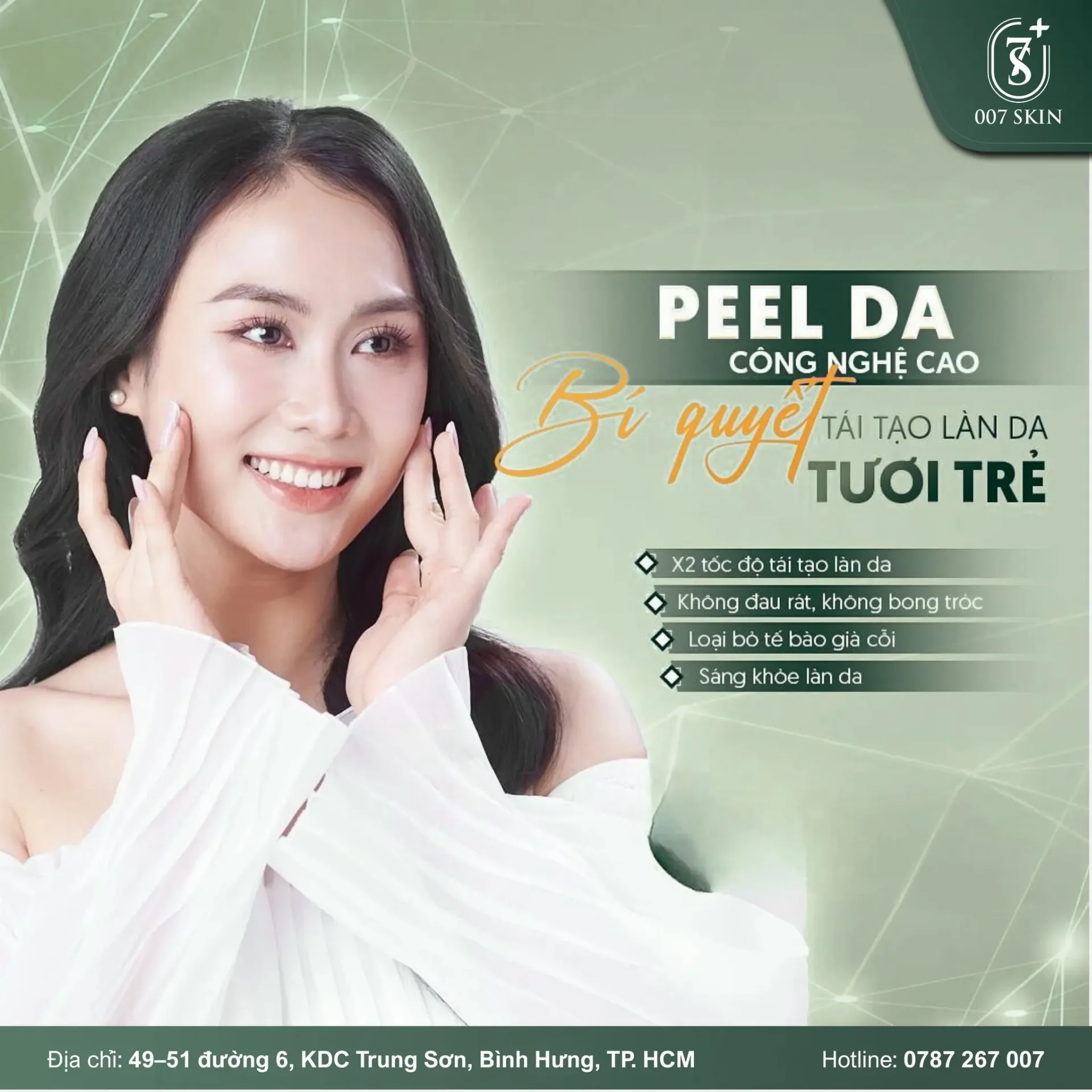 PEEL DA CÔNG NGHỆ CAO – BÍ QUYẾT TÁI TẠO LÀN DA TUỔI TRẺ ✨