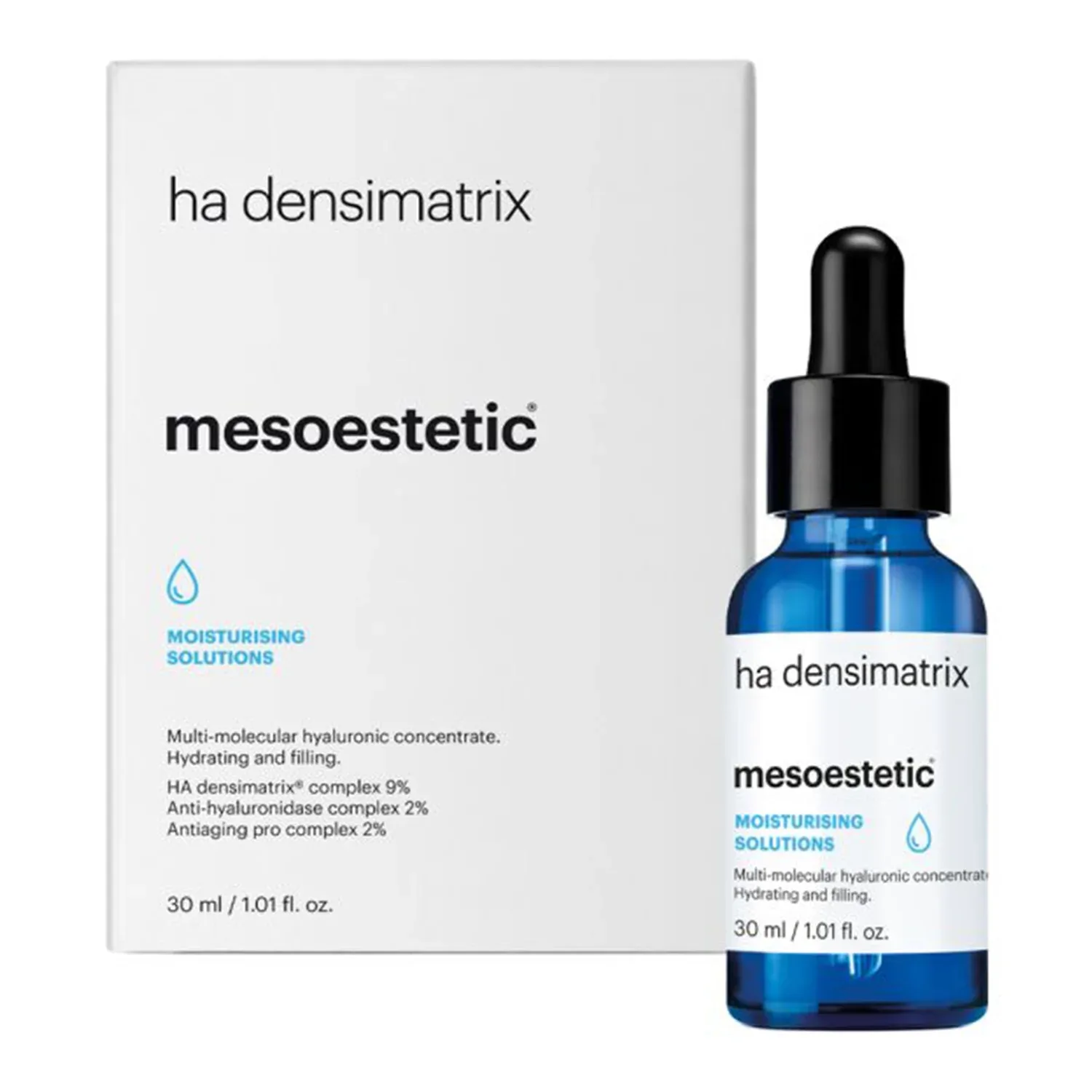 TINH CHẤT HA PHỤC HỒI DƯỠNG ẨM DỊU DA HA DENSIMATRIX MESOESTETIC 30ML
