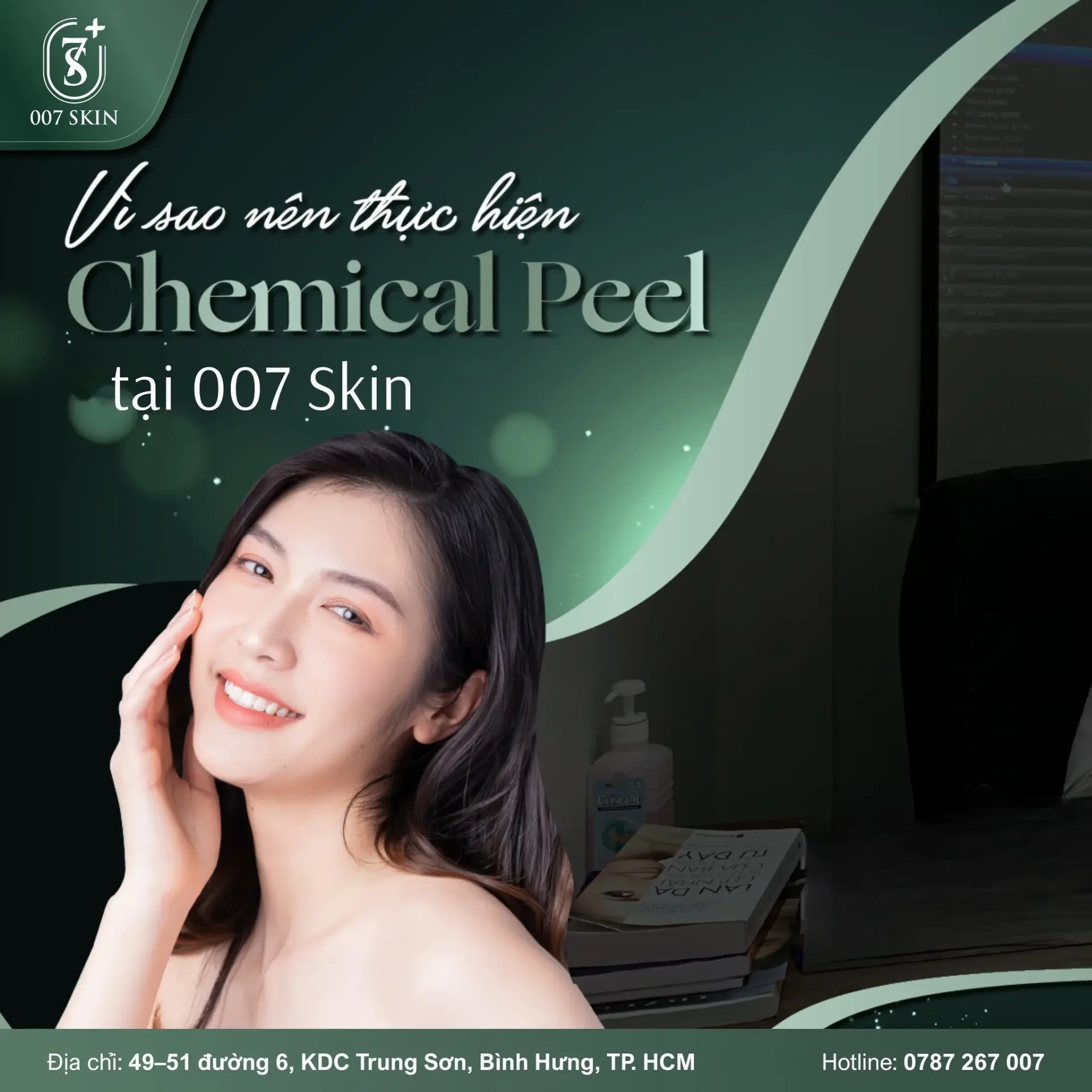 Vì sao Chemical Peel có thể làm tại nhà, nhưng ai cũng chọn đến 007 SKIN SPA ?